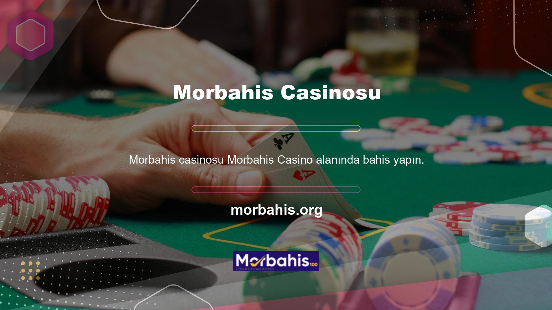 Morbahis Casinoda oynayabilmeniz için önce web sitesinde bir hesap oluşturmanız gerekir