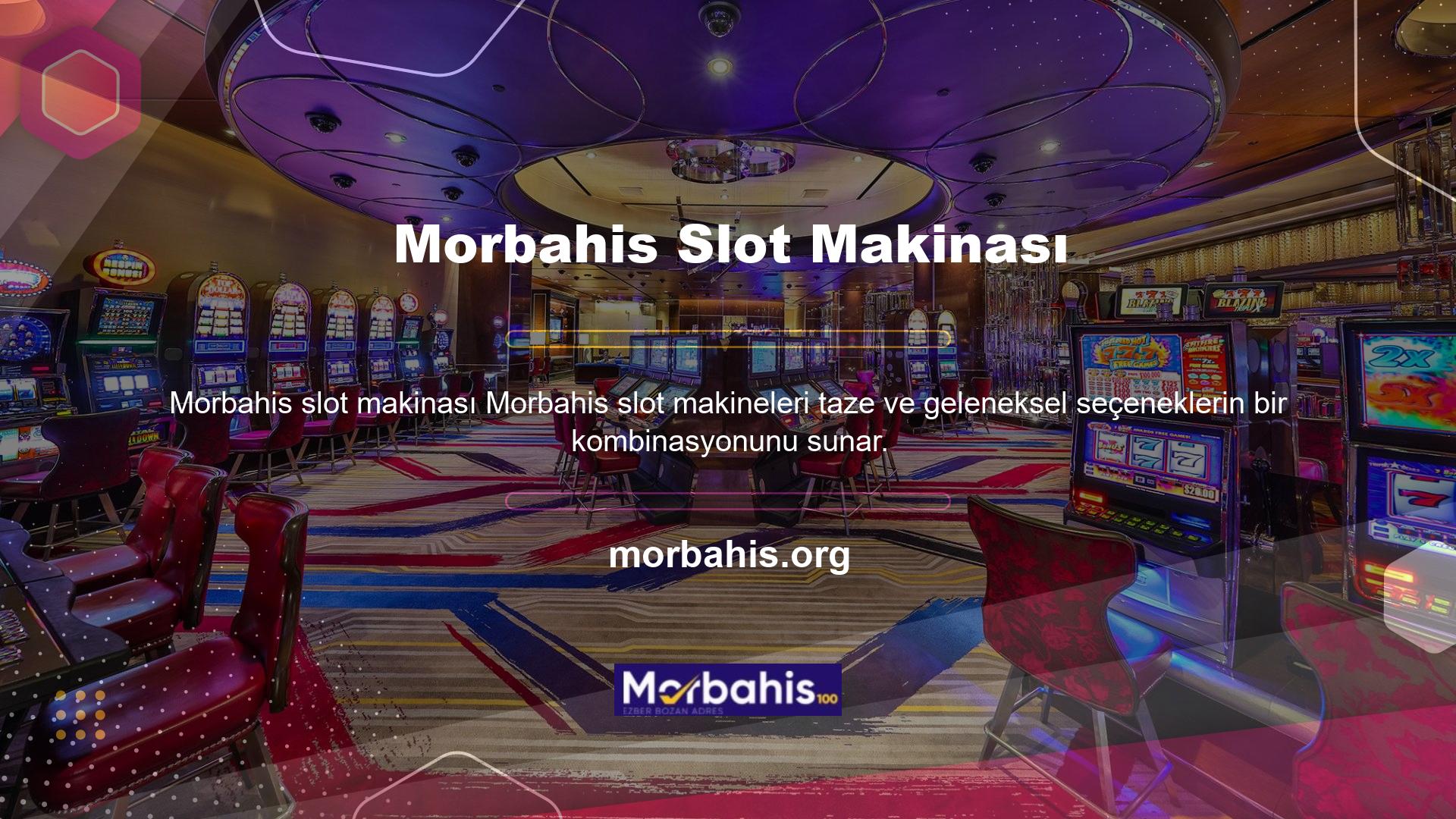 Slot bölümüne tıklayarak çeşitli oyun seçeneklerini deneyebilirsiniz